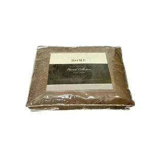 Eternal Collection By Jennifer Adams King Duvet Cover Set Brown New